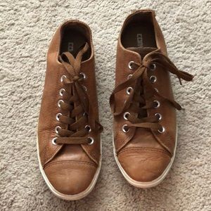 Leather converse